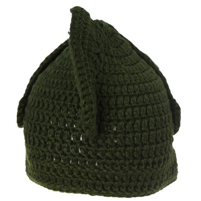 Roman Knight Helmet Caps Winter Warm Hats For Family Novelty Handmade Knit Hats Father Kids Beanies Cap Party Mask