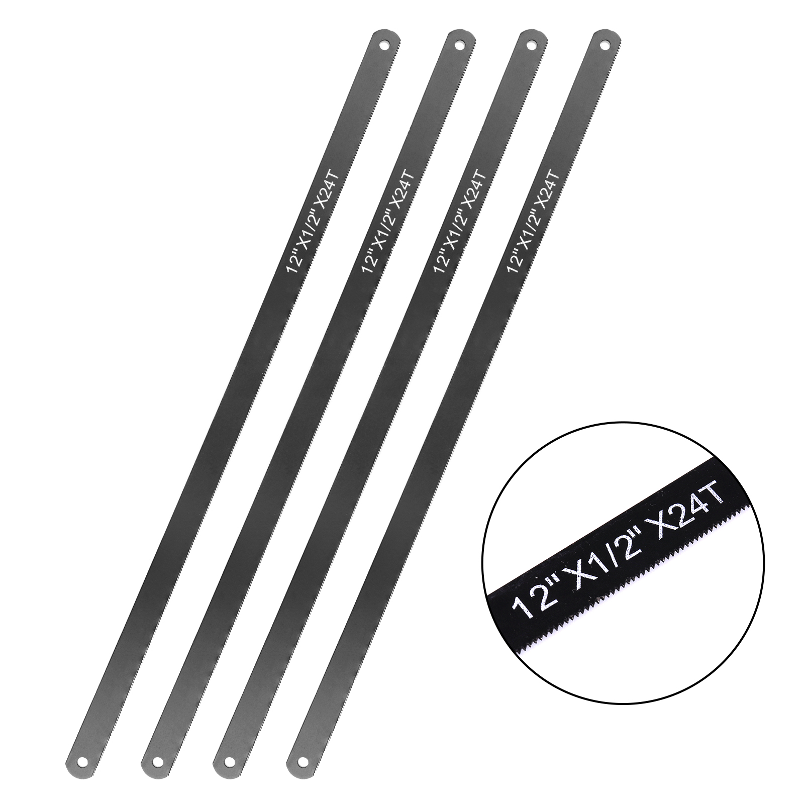 10 stücke 300mm 24T Bügelsägeblätter Kohlenstoffstahl Handsäge Kunststoff Metallbearbeitung Sägeblatt Für Schneiden Metall DIY Werkzeuge