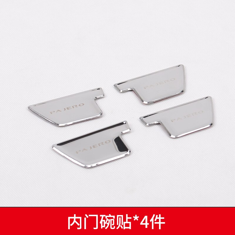 FOR Mitsubishi PAJERO V93 V97 Stainless steel full car interior decoration sequins Car-styling: Orange