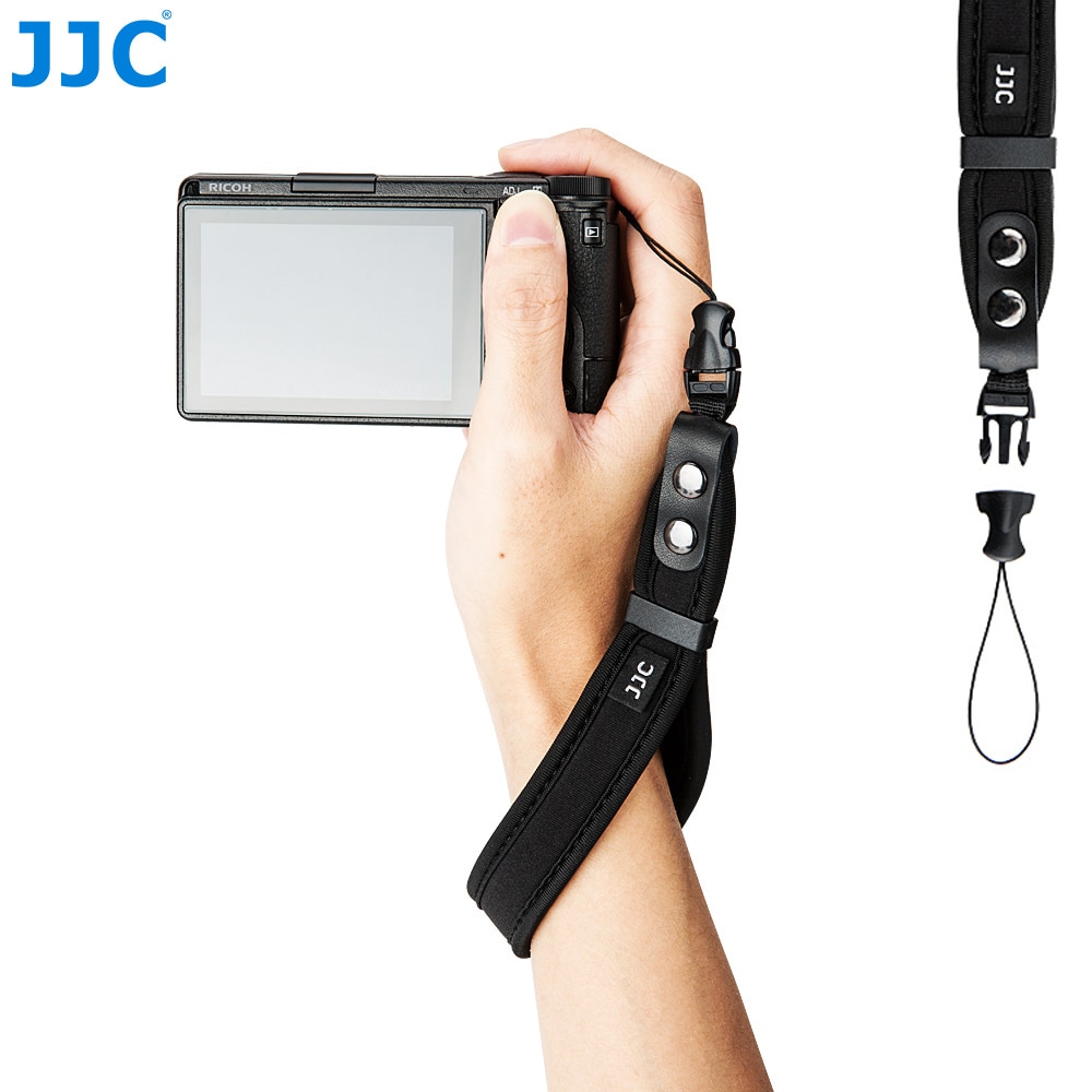 Jjc kamera håndbælte neopren håndledsrem til sony  rx100 m 7 rx100 m 6 rx100 m 5 rx100 m 4 rx100 m 3 canon  g7 x 3 g7 x 2 spejlløse kameraer