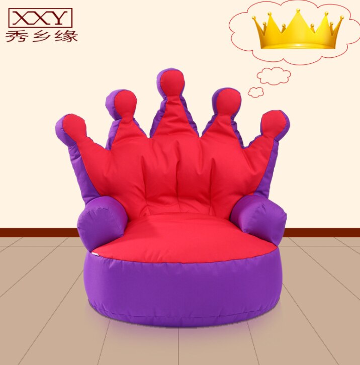 Barnstol soffa barn bean bag tecknad haj hud exklusiv baby stol småbarn bo puff sits bean stol endast täcka ingen fyllning