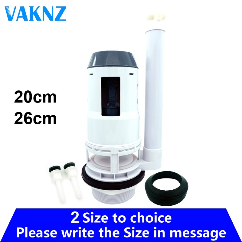 3inch(8cm) big diameter outlet drain Toilet tank fittings valve Dual-flush toilet valve Suitable for Split Toilet