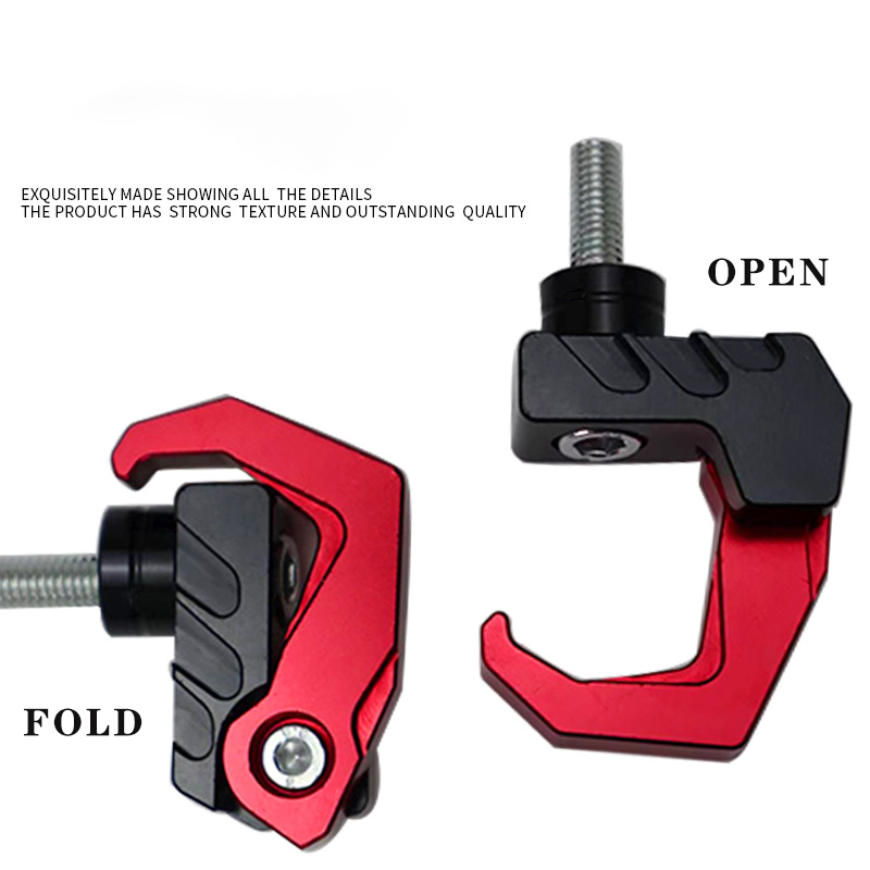 Motorcycle Hook Eagle Claw Hanger Durable Screw Aluminum Motorbike Helmet Bags Gadget Glove Scooter Carry Holder Folding Hook