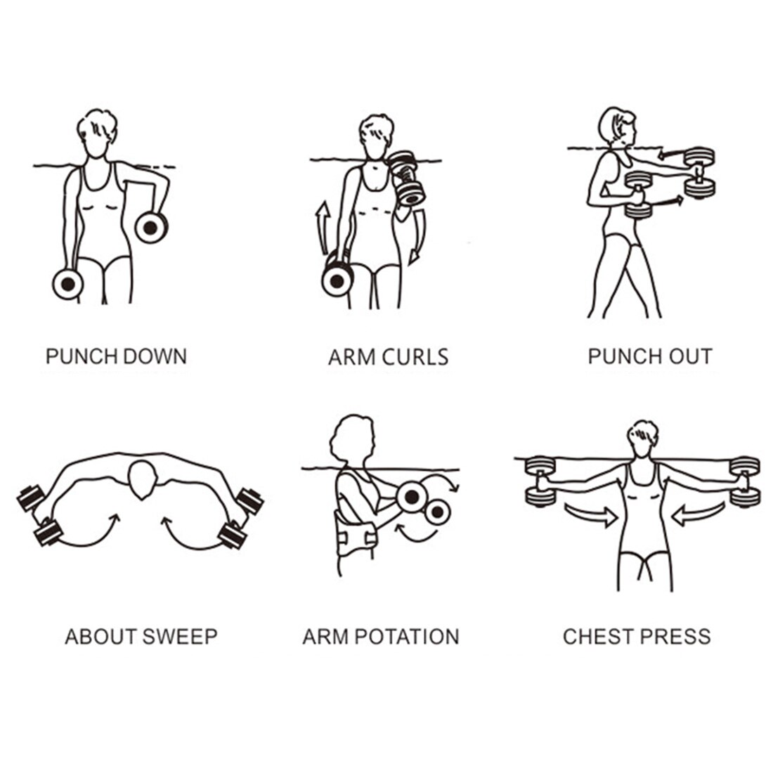 Swim Eva Water Floating Dumbbell Aqua Dumbbell Swimming Water Supplies Durable Sport Pool Fitness Exercise Equipment