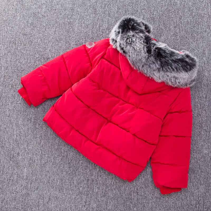 Jongens Winter Jas 1-7 Jaar Oude Kinderen Parka Hooded Effen Kleur Hand Verscholen Katoenen Jas Peuter Meisje winter Jas Unisex