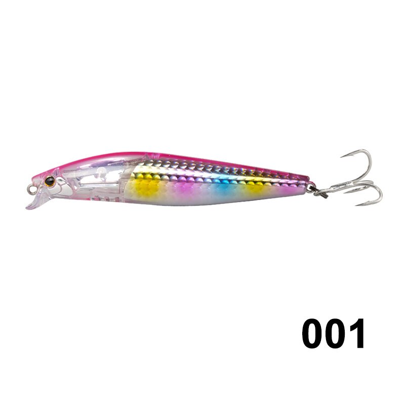 Hunthouse woblere fiskeri lokker 99mm 15g flash boost minnow lokker wolfram vægt system flydende lokkemad dybde 0.1-0.3m: 001