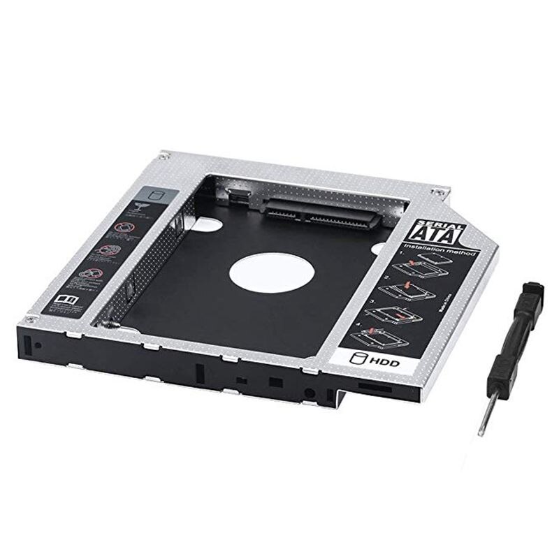 2nd Hdd Ssd Harde Schijf Caddy Lade Vervanging Voor Lenovo Thinkpad T420 T430 T510 T520 T530 W510 W520 W530, interne Laptop Cd/Dv: Default Title