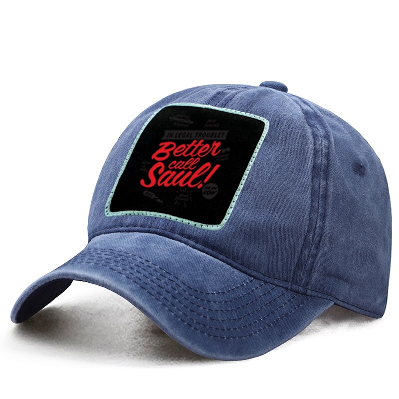 Meglio Chiamare Saul Berretto Da Baseball Donna Berretti Coda di Cavallo Caps Papà Trucker Snapback Cappello Solido Boinas Gorras Casquette Sole Cappelli Ombra: Dark Blue 6