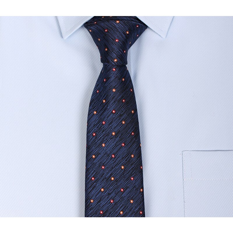 2021New 7CM Navy Blue Tie For Men Formal Business Suit Necktie With Box