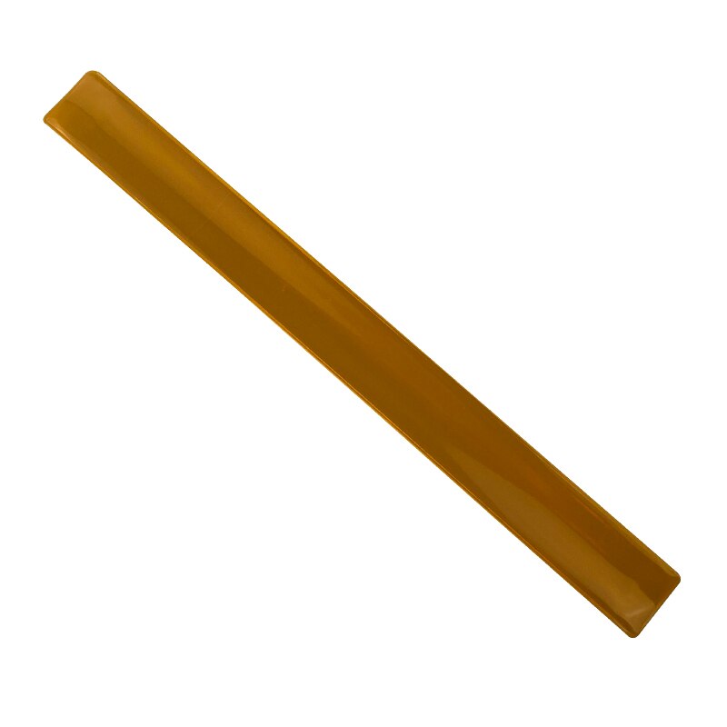 10 stk 41cm reflekterende armbånd armbånd cykelbind bukser benrem slap band tape til løb ridning sikkerhed synlighed: 10 stk guld