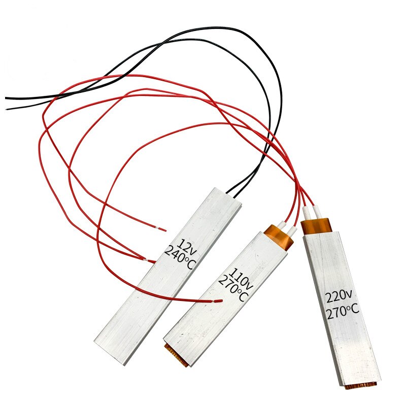 Nouvel élément chauffant PTC 12v/110v/220v, incubateur d'œufs à Thermostat Constant, thermistance, capteur de chauffage de l'air, coque en aluminium