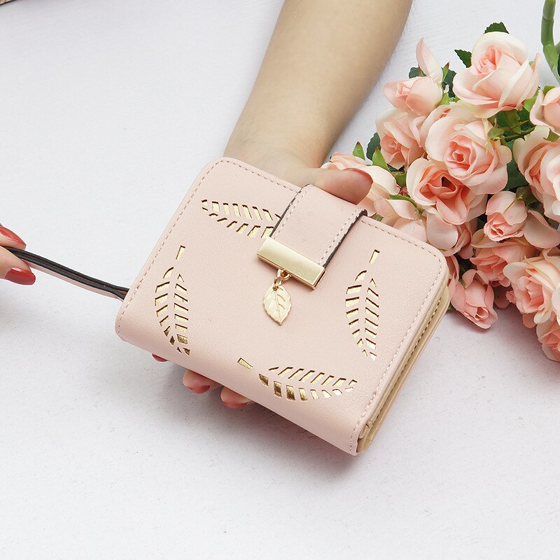 Wallet Female Women's Wallet Snap Coin Purse Phone Bag Bow Multi-card Bit Card Holder Purse Women Luxury Billetera Mujer: pink4