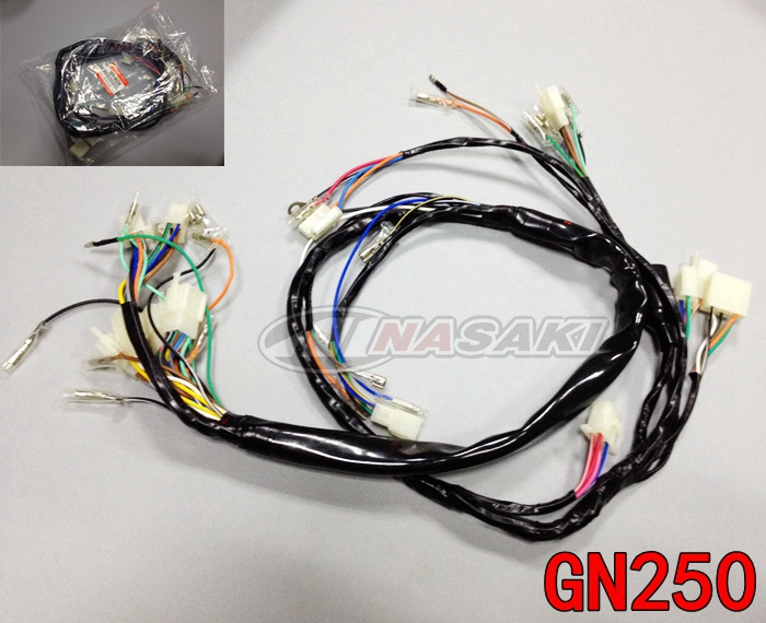 Arnés de cableado eléctrico, accesorio para Suzuki GN250 GN 250, OEM NO. 36610-38301