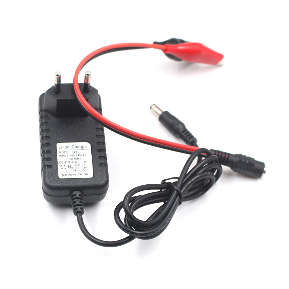 18650 akumulator litowy wielokrotnego ładowania ładowarka dla 1 2 3 4 ciąg litu 4.2V 8.4V 12.6V 16.8V 21V 25.2V 29.4V 1A 2A z klipsem