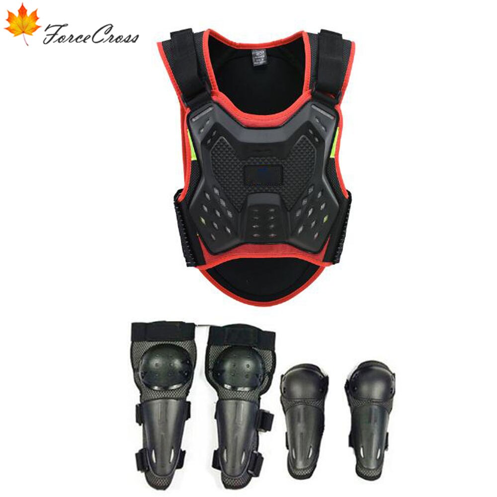 For Height 0.85-1.7M Children Motocross Chest Back ATV Dirt bike armor vest suit
