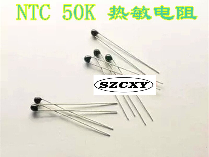 1% NTC 50K thermistor negro/cabezas de partido MF52E 3950K