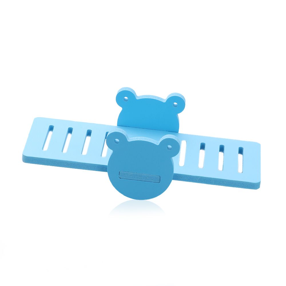 Hamsters House with Ladder Slide Wooden Small Animal Hedgehog Hamster Exercise Play Toys Accessories Pet Sport Hamster Cage: Frog seesaw