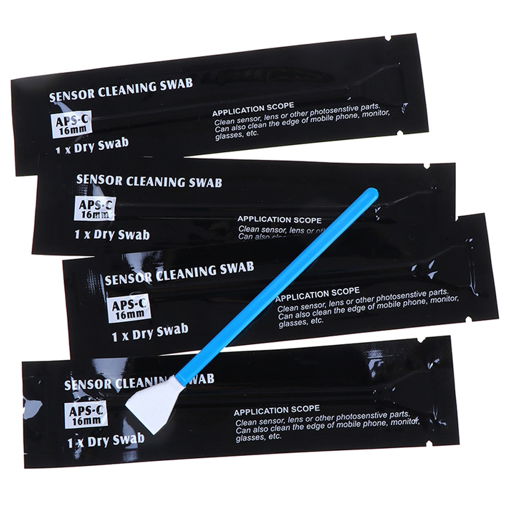 10pcs Sensor Cleaning Kit Cleaner Swab Ultra for Digital Camera's CCD or CMOS Sensor for Full-Frame APS-C Sensors