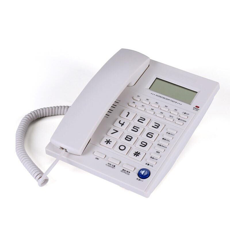 Household Fixed Wired Landline Telephone Office Landline Caller ID Cordless Phones For Home Business Hotel