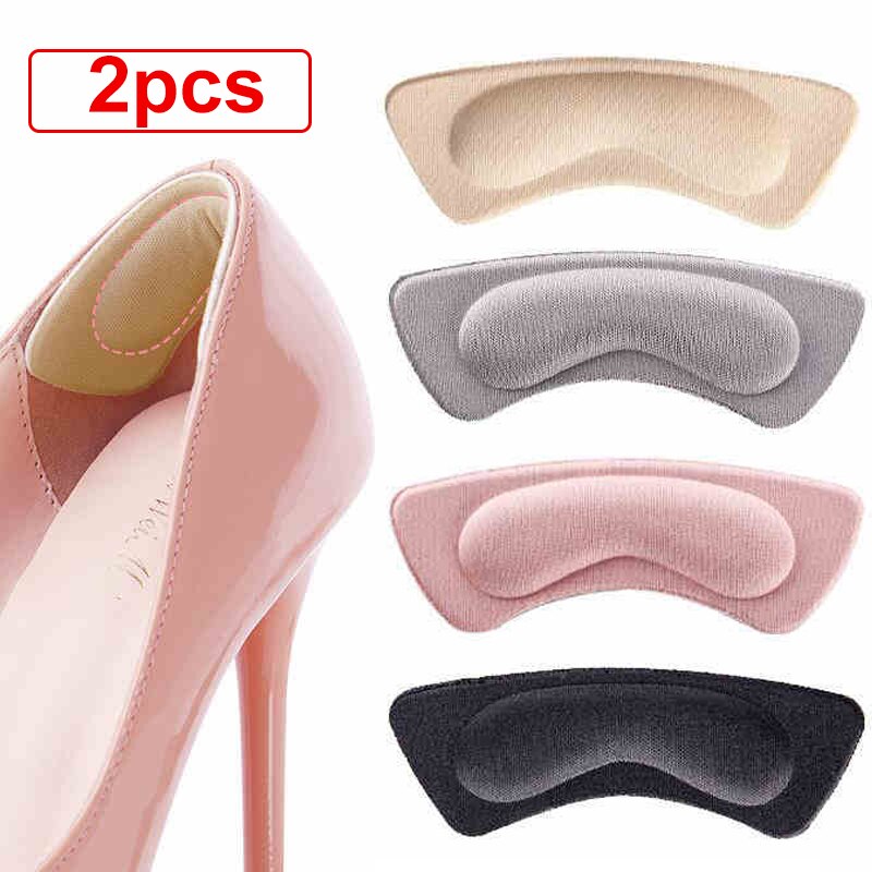 Semelles adhésives Anti-usure, 2 pièces, coussinets de talon, soulagement de la douleur, Patch autocollant, taille ajustable, chaussures, insérer la semelle intérieure, soins des pieds