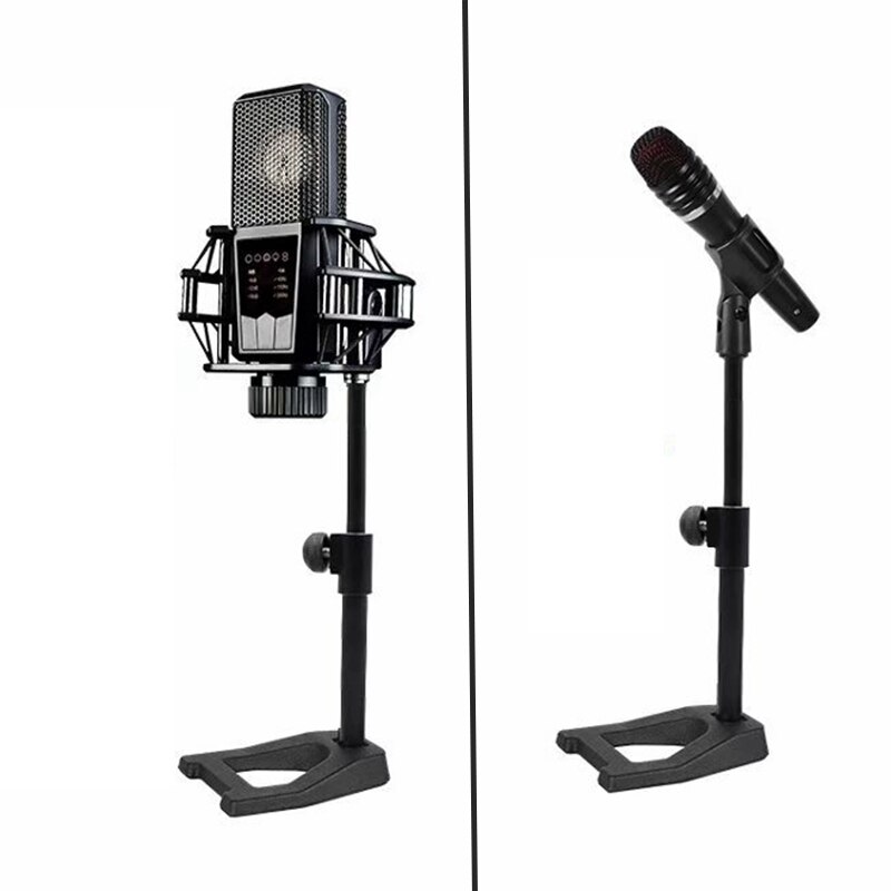 Adjustable Desktop Microphone Stand Universal Tabletop Mic Stands for Heavy Microphone