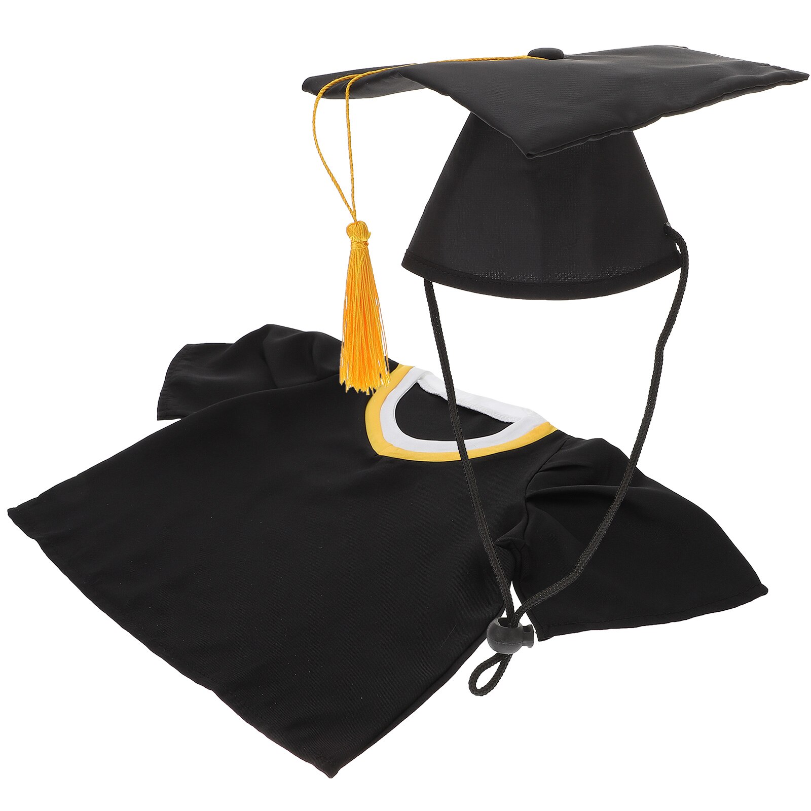 1 Set Dog Graduation Hat and Costume Adorable Dog Graduation Caps Costume