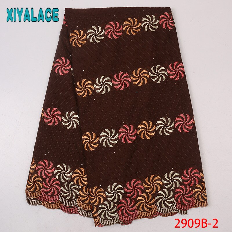 Swiss voile lace in switzerland swiss dry lace in switzerland,African cotton lace with rhinestones KS2909B-4