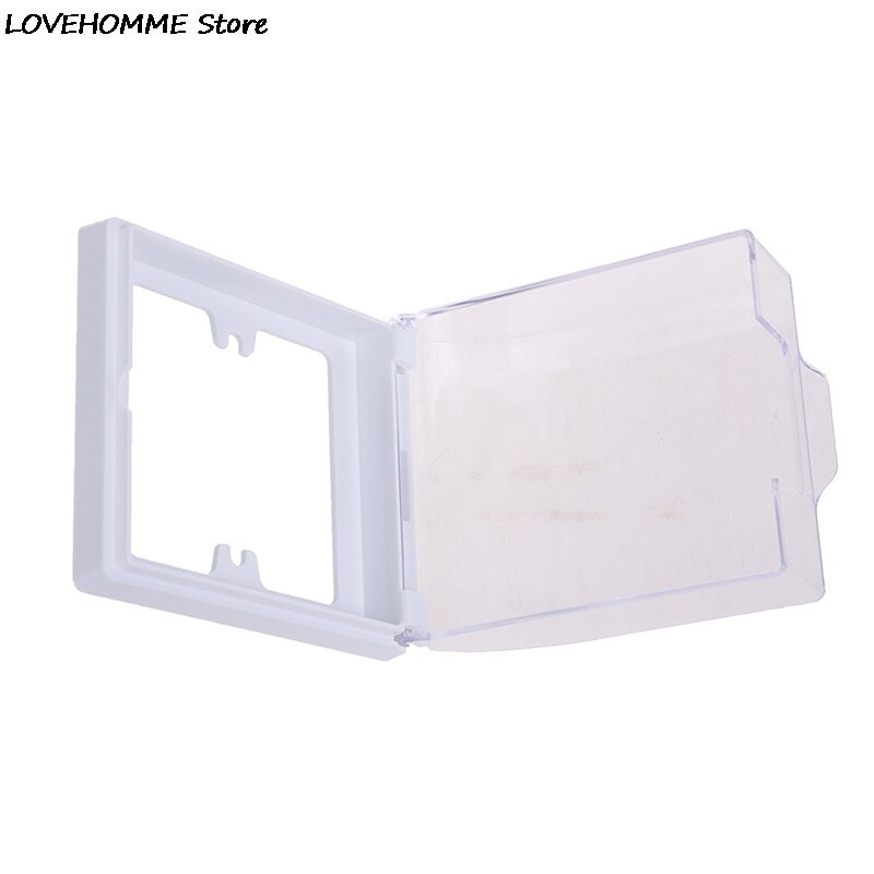 Wall Socket Waterproof Box Plate Switch Protection Cover,Outdoor Socket Box Cover Protector