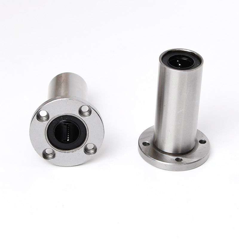1pc lmf 8uu lmf 10uu lmf 6uu lm12uu lm8 luu lmf 12 luu  lm16uu 8mm flange lineært kugleleje til 8mm lineære aksel cnc dele