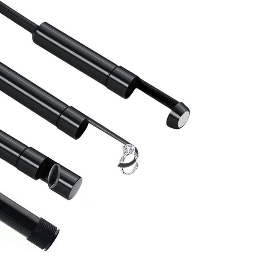 Telecamera Di Ispezione Endoscopio 20 Metri, Sonda 5,5 Mm, 720P Impermeabile, Connessione USB/micro USB/Type-C, Per Auto E Tubature