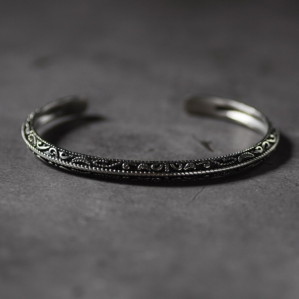 Braccialetti da uomo di Design nuovo braccialetti in acciaio al titanio braccialetti aperti gioielli di colore maschile