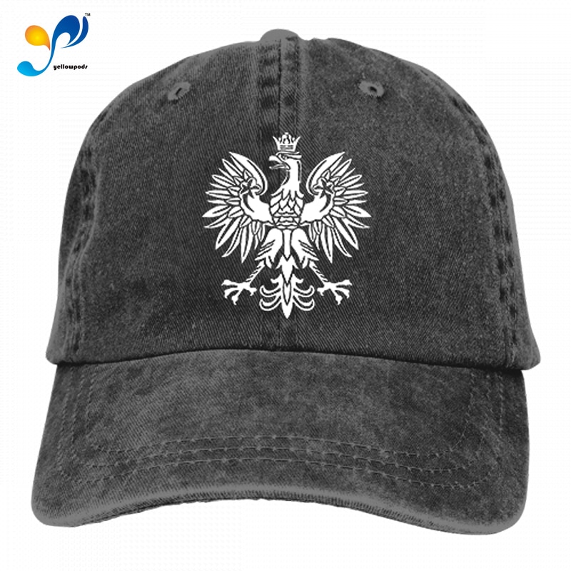 Denim Cap Polska Eagle Poland Pride Baseball Dad Cap Classic Adjustable Sports for Men Women Hat