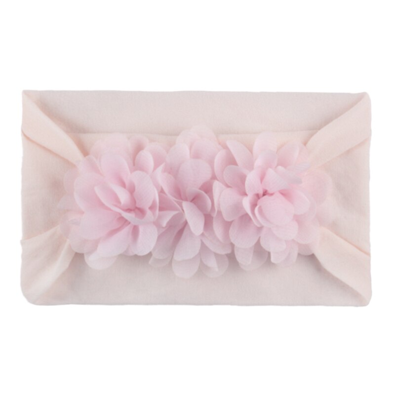 Baby Elastische Hoofdband Tulband Zomer Leuke Chiffon Bloem Haarbanden Voor Baby Meisjes Kids Peuter Haar Accessoires Rekwisieten