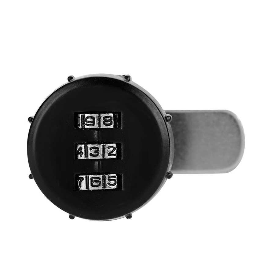 3 Digit Lock Zinc Alloy Combination Cam Cabinet Silver Password Security Number Lock