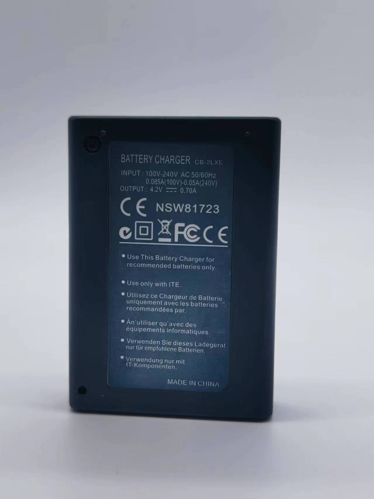 Battery Charger for Camera Canon CB-2LXE 2LXE CB-2LX 2LX NB-5L NB5L 5L SX200 SX210 IS SX220 SX230 HS IXUS 990 980 860