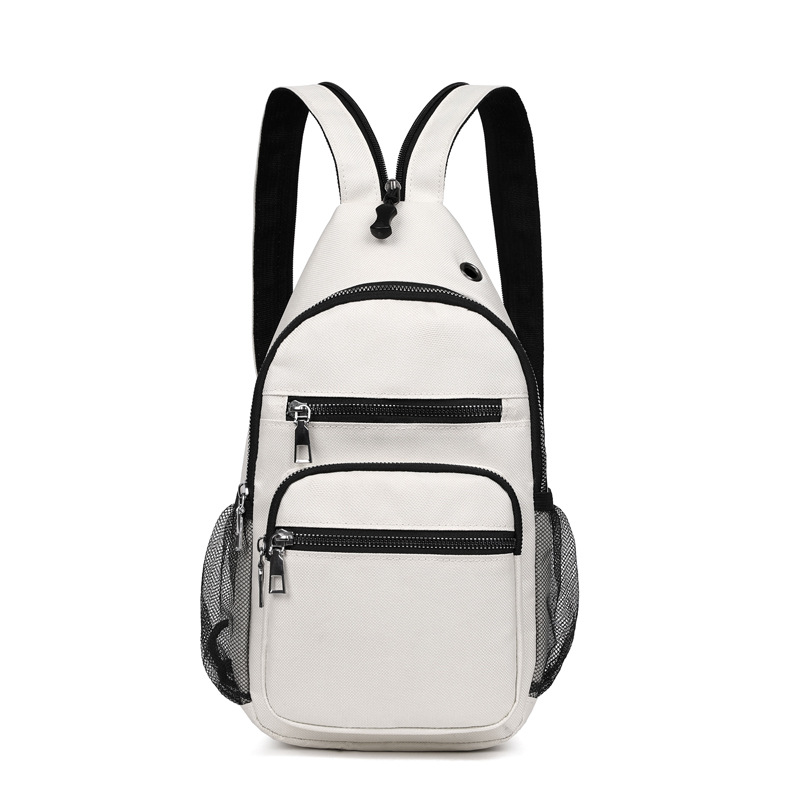 Fengdong Vrouwen Kleine Rugzak Borst Tas Sling Messenger Bags Dames Sporttas Mini Reis Bagpack Crossbody Bag Girl Back Pack: Beige