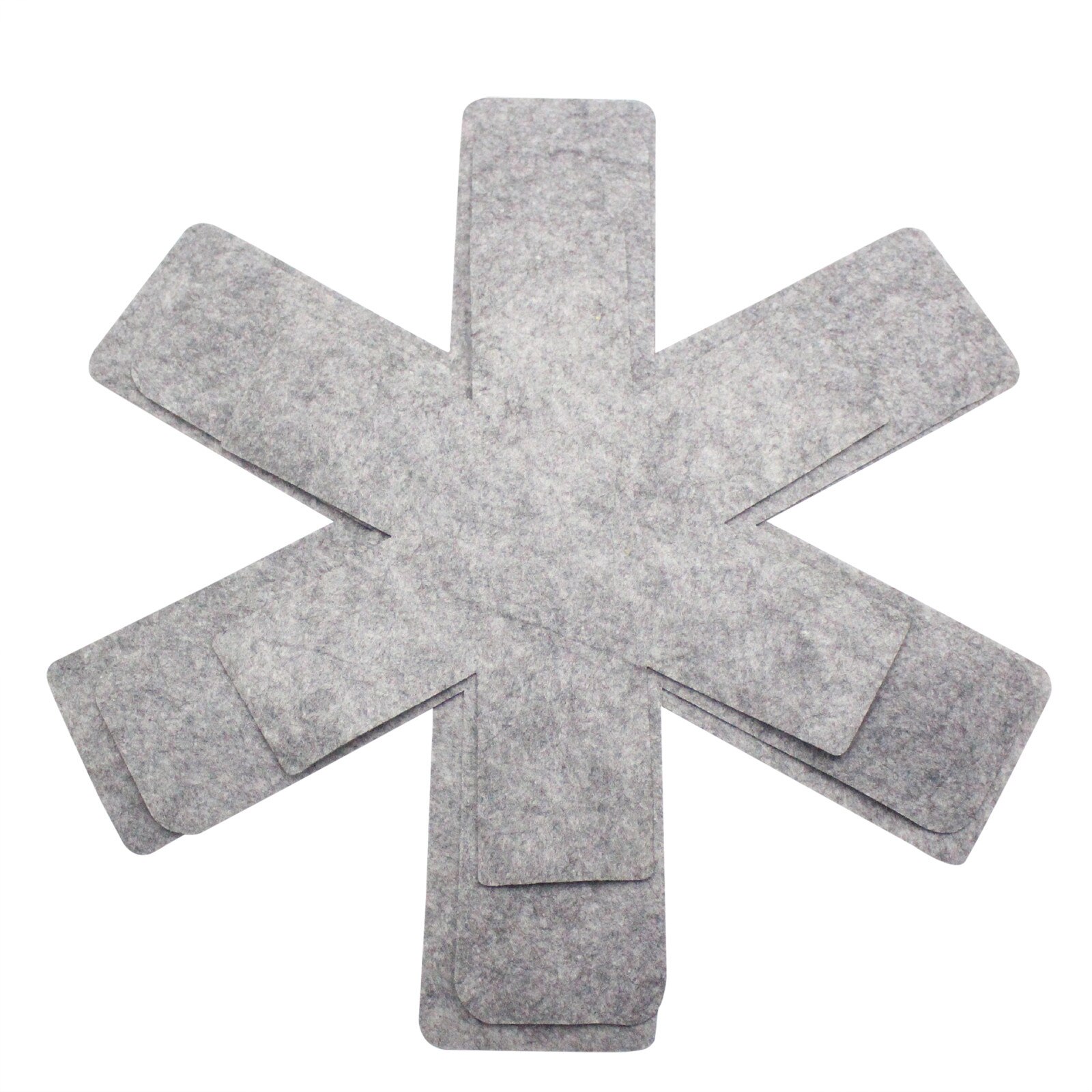 25# 25# Pot & Pan Protectors Gray Print Premium Divider Pads To Prevent Scratching Separate And Protect Surfaces For Cookware: Default Title