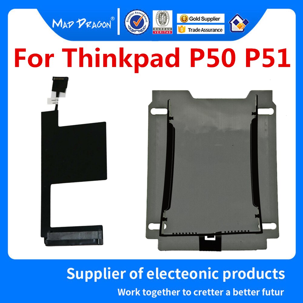 Pci M.2 Hdd _ Cable_Caddy Tray_Silver Papier Voor Lenovo Thinkpad P50 P51 Serie 00UR798 00UR835 00UR836 DC02C007C10 SC10K04563: HDD L Sets Cable