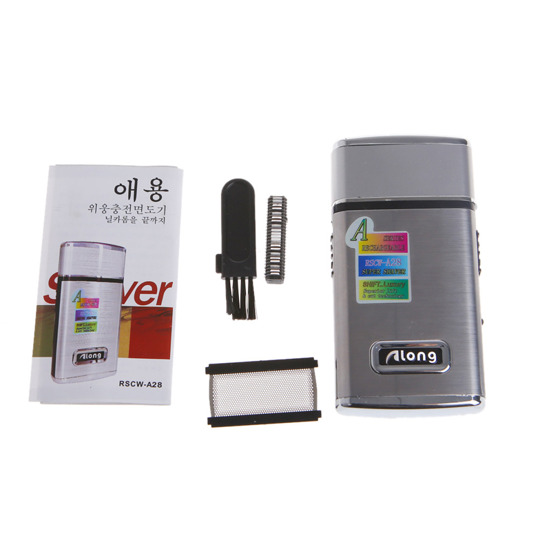 Stainless Steel 2 in 1 Men's Electric Reciprocating Rechargeable Shaver Razor