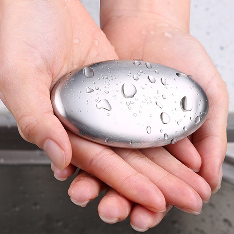304 stainless 304 steel soap Deodorant soap Fishy metal soap kitchen tools soap oval