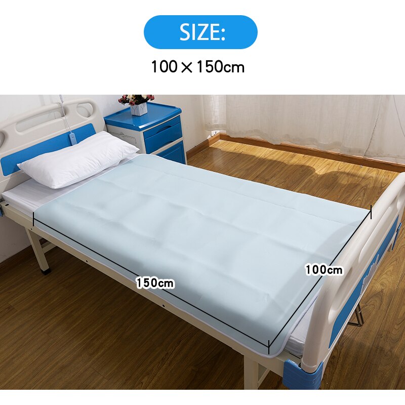 Medyeye urinemat incontinentiematras zomer koelmatras laken ondergoed bedmatras waterdicht wasbaar matras uitschakelen: Maat 100 x 150 mm