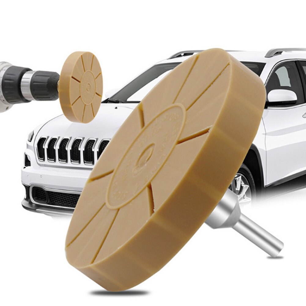Decal Removal Eraser Wheel Heavy Duty Rubber Eraser Wheel Pinstripe, Adhesive Remover, Vinyl Decal, Graphics Removal Tools Ship