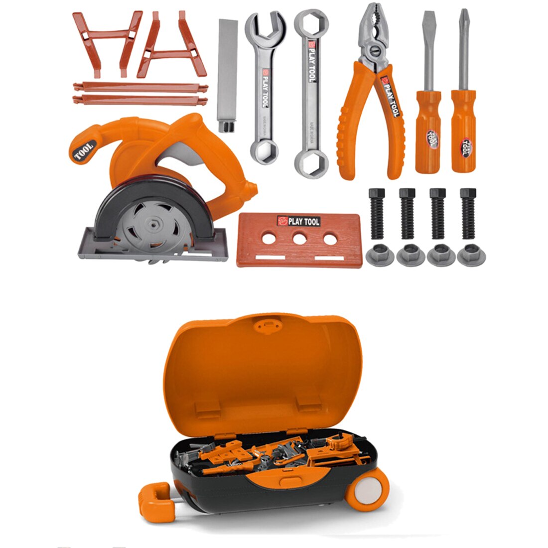 Rowsfire 21Pcs Kinderen Pretend Reparatie Tool Set Simulatie Tool Trolley Case
