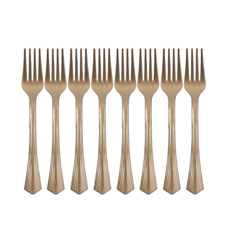 TOPWAYS Zwart gouden verjaardagsdecoraties papieren borden set, 7 '' en 9'' wegwerp papier diner dessert feestborden servies decoraties voor verjaardag, bruiloft, jubileum, picknick, 16 stuks elke