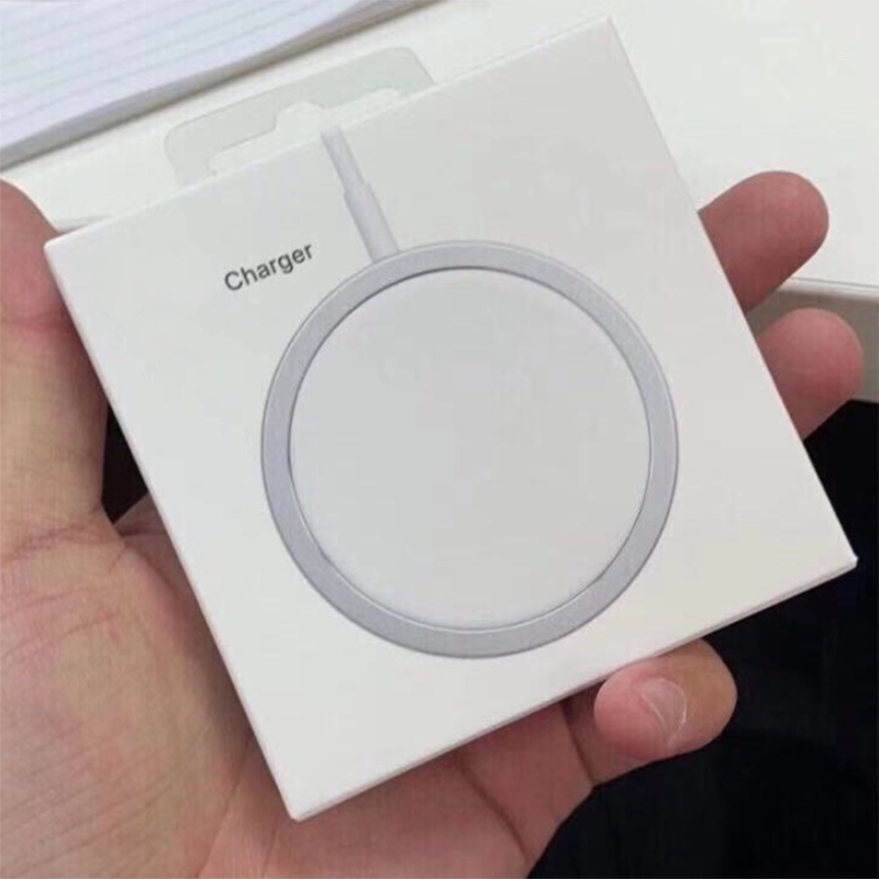 For Macsafe Charger For Apple iPhone 12 13 Pro Max Macsafing Mag Wireless Chargers Safe Strong Magnetic 15W Fast Charging Pad