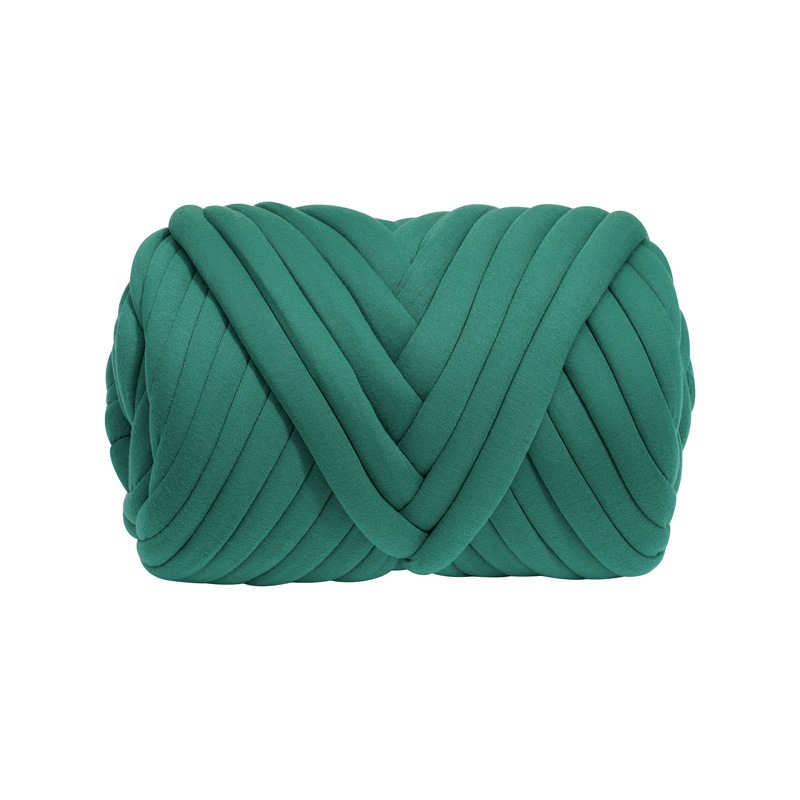 500G Thick Chunky Yarn Cored Cotton Wool Tube Yarn for DIY Blanket Hat Bulky Arm Roving Handwork Knitting Spin Yarn