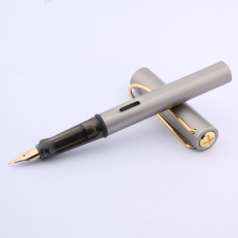 multiple 01 colour Fountain Pen ink pens Frosted holder metal EF 0.38mm Stationery Office school supplies: A6
