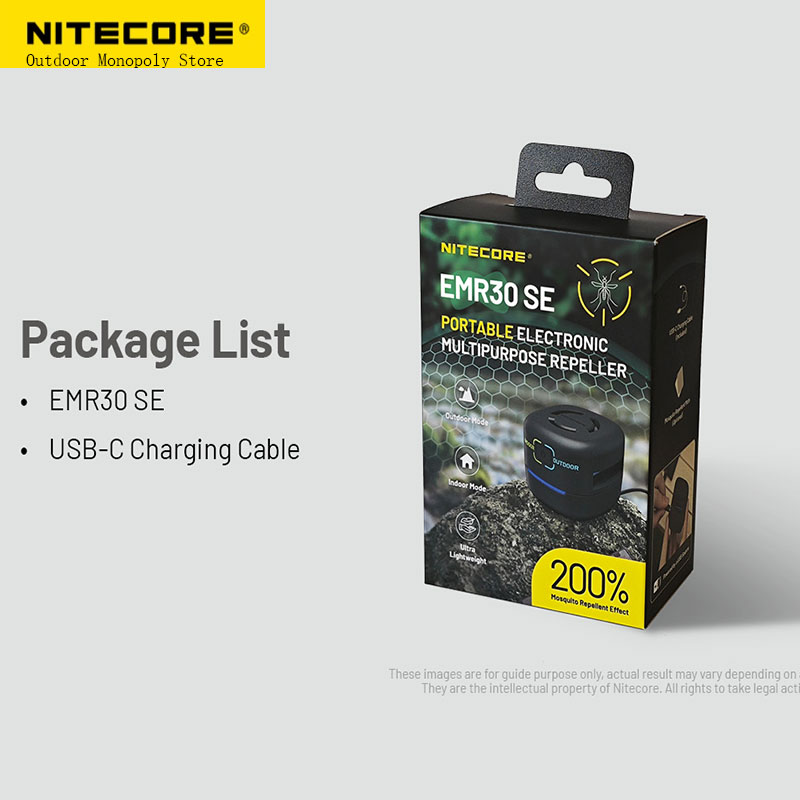 NITECORE EMR30SE Outdoor Camping Quick Mosquito Eliminator Portable Mobile Electric Mosquito Eliminator
