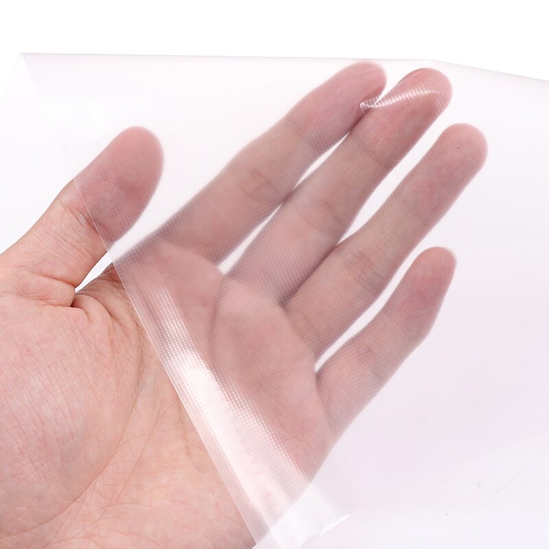 100Pcs A4 11 Holes Plastic Punched Pockets Folders FilingLoose Leaf Documents Sheet Protectors Transparent Folder Bag