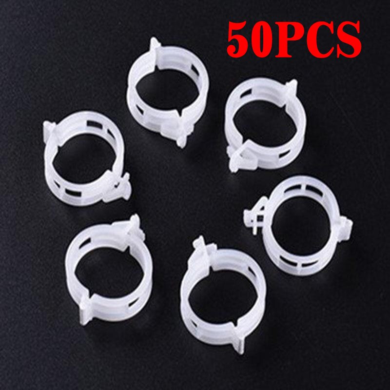 Plastic Plant Support Clips 30/50Pcs Vine Trellis Tomato Stem Vegetable Fixing Clip Garden Greenhouse Accessory Plant Clips: Default Title